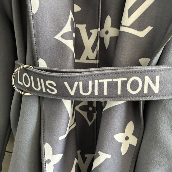Louis Vuitton Belted Double Face Hooded Wrap Coat - Picture 3 of 14